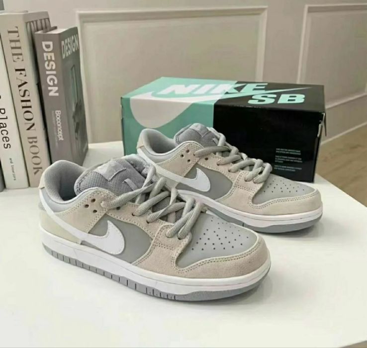 Весняний розпродаж!!! Nike SB Dunk Low Grey White | Повсякденний стиль