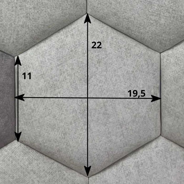Panele ścienne Hexagon