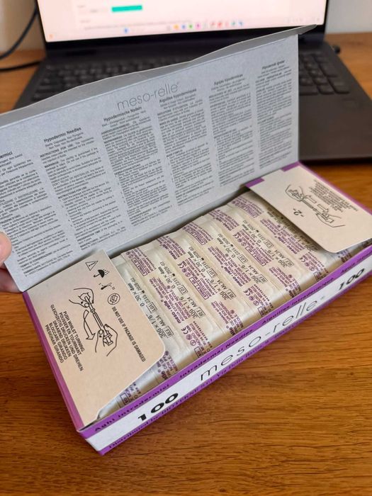 Agulhas de Mesoterapia Meso-relle 100 Biotekne SRL (PORTES GRÁTIS)