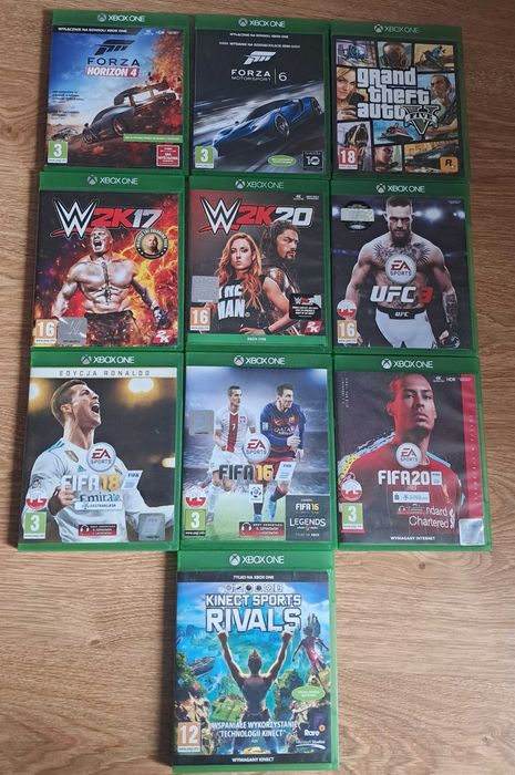 Xbox one 500GB + Gry + Kierownica Thrustmaster Ferrari 458 Spider + Kinect
