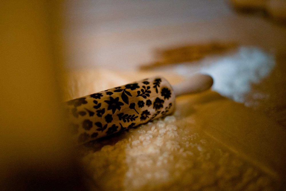 Mały Głęboki Wałek do wypieków – Tematyka Kwiatowa