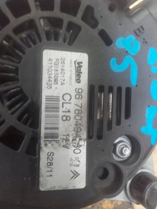 peugeot 508 alternator 96 780 494 80 2.2gt
