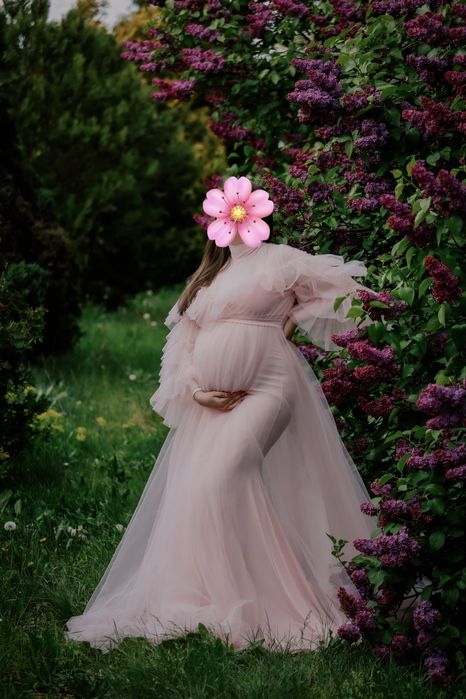 Suknia ciazowa na sesje