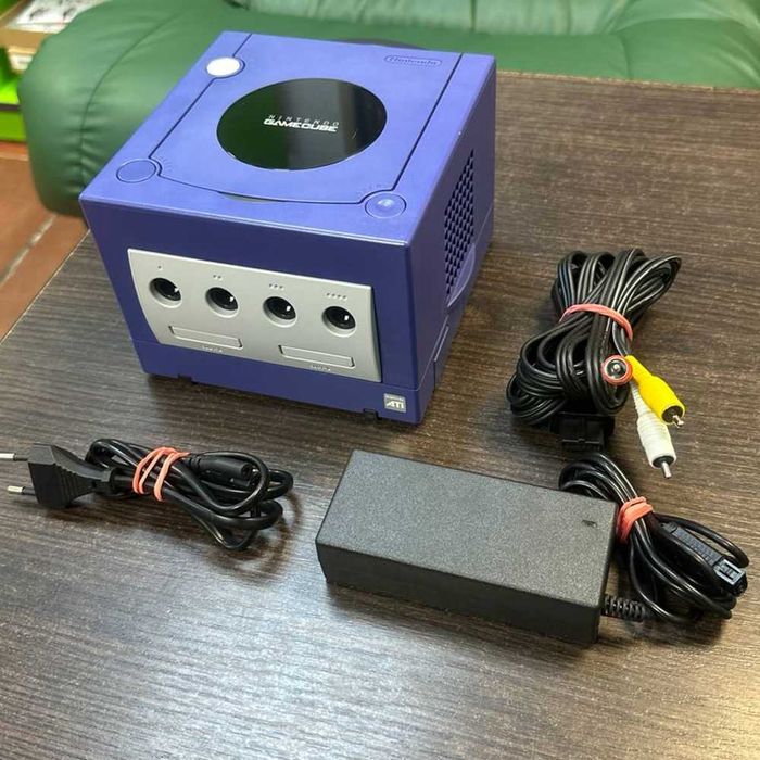 Консоль Nintendo GameCube Mod 32GB Indigo Б/У Приставка Нінтендо ГеймКьюб асортимент консолі нінтендо