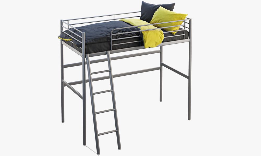 SVÄRTA cama alta / beliche Ikea cinzento