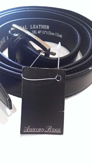 Новий шкіряний ремінь  Ashford Ridge.  Розмір 3XL.  Натуральна шкіра.