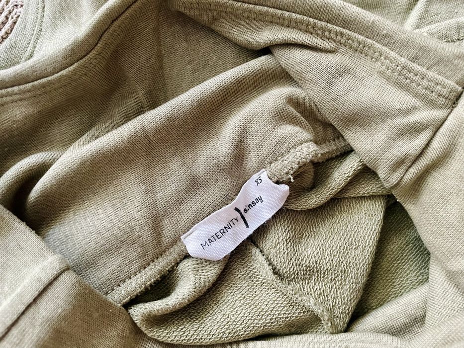 Wyprzedaż spodenki ciążowe khaki sinsay mama