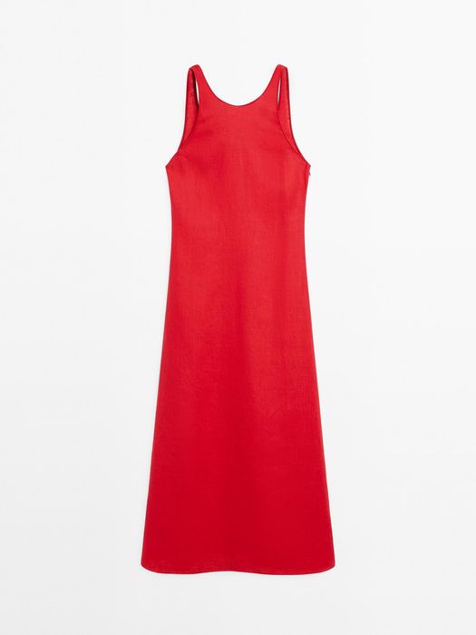 Плаття,сукня Massimo Dutti 100% льон