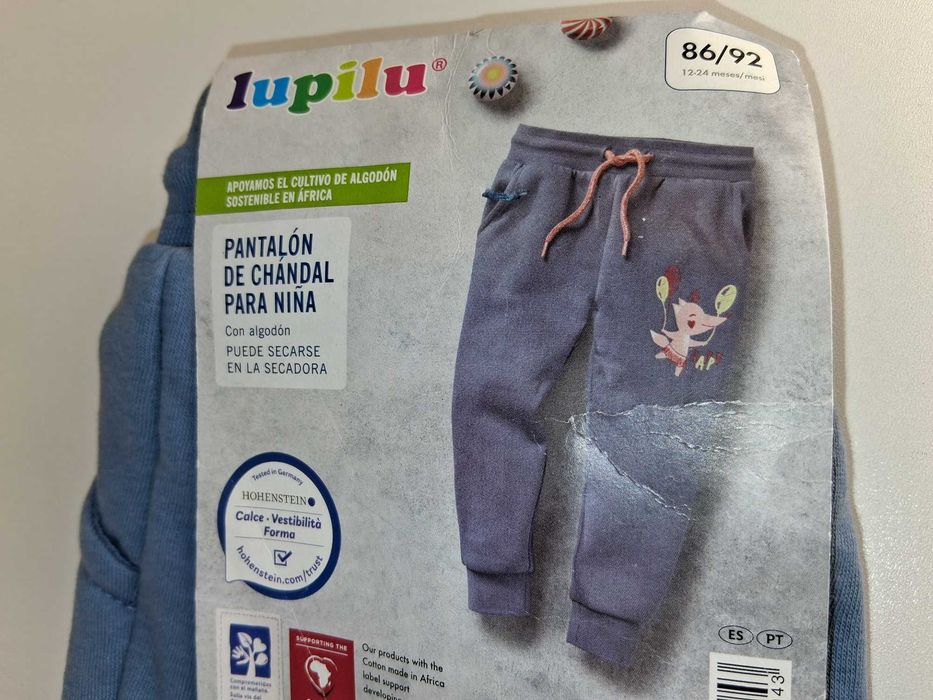 A101 Spodnie Dresowe Lupilu Dla Dziewczynki Lis Baloniki 86/92