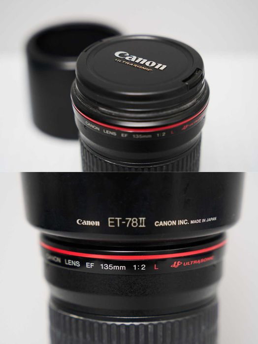 Obiektyw Canon 135mm f2 L USM | szkła idealne + Hoya UV