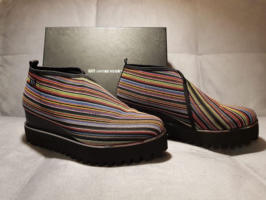 Kolorowe buty na koturnie United Nude r. 41