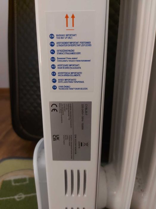 Grzejnik olejowy 1500W