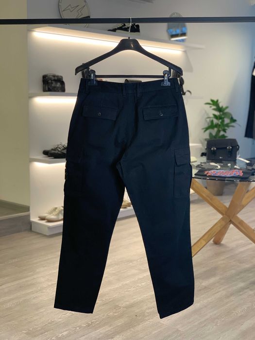 Штани STONE ISLAND 22FW Cargo Pants Black SI0277-BK