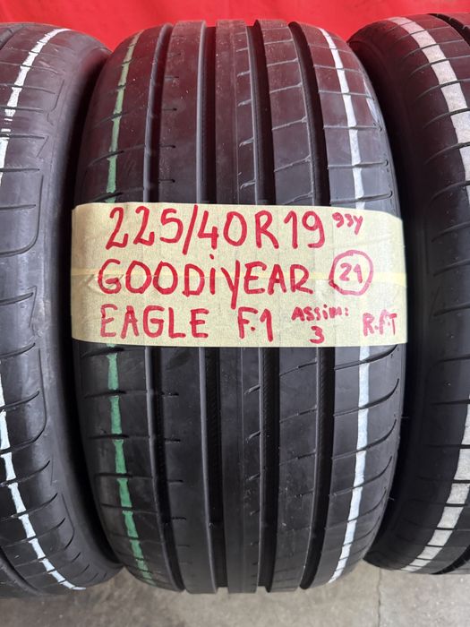 Pneus RFT 225/40/19 + 255/35/19 Goodiyear impecaveis