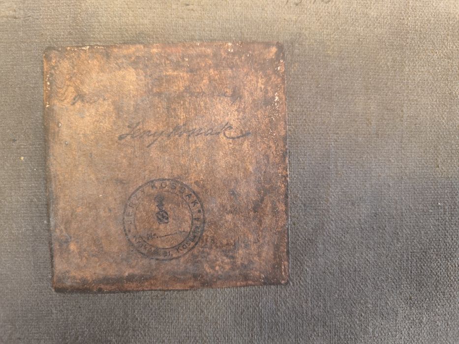 Stary obraz olejny sygnowany Jerzy Kossak 44,5x31,5