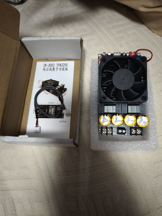 placa de amplificador digital estéreo TPA3255 de 2*300W, alta potência, BTL, mono  600W  som de áudio AMP  subwoofer  Hifi para altifalantes