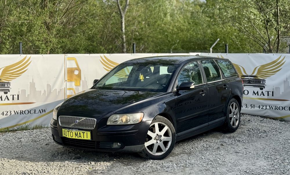 Volvo V50 2.0 Diesel 136 KM # Klimatyzacja # Alufelgi # 2007 # Komfortowy # Zadbany # Ładny # Rodzinny # Zamiana