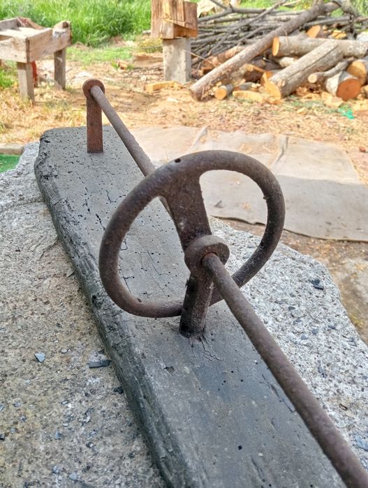 Roda de tear muito antigo