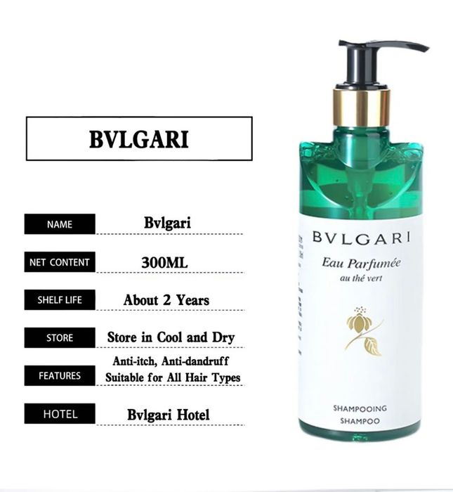 BVLGARI Au Thé Vert – Green Tea Shampoo-Новий