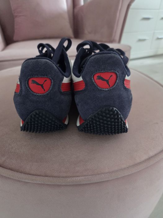 Buty puma granatowo- białe