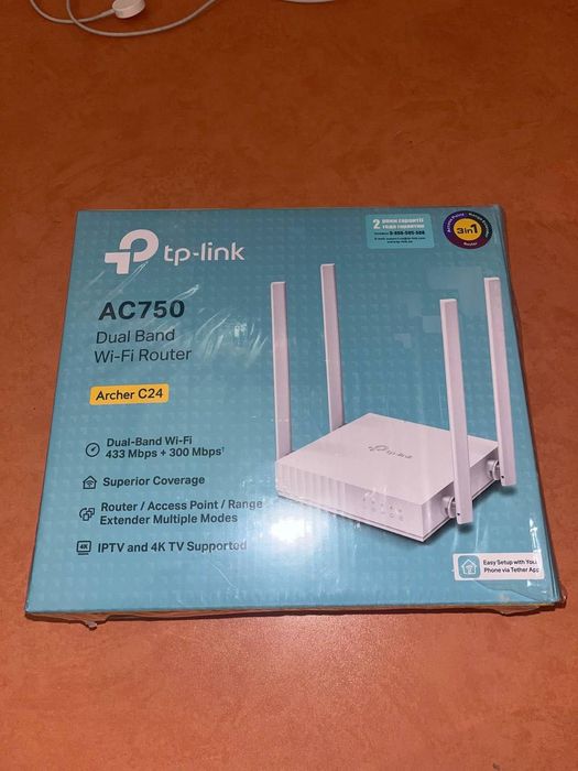 Беспроводной маршрутизатор TP-Link ARCHER С24 AC750