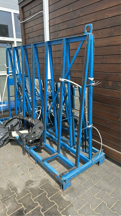 Metalowy stojek na szyby dwustronny