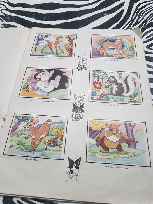 Caderneta cromos Bambi 2°edição 1969