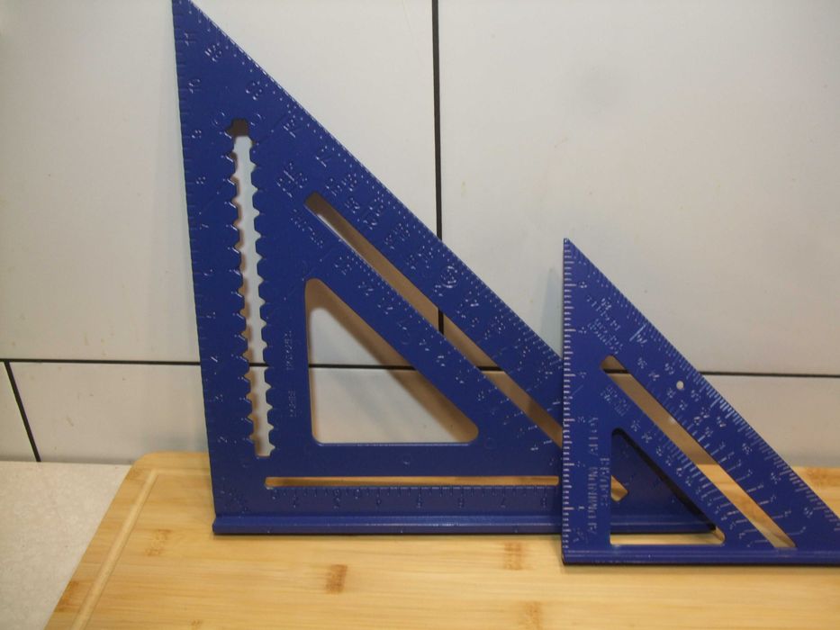 Kątownik STOLARSKI CIESIELSKI aluminiowy WINKIEL Warsztat STOPKA 180mm