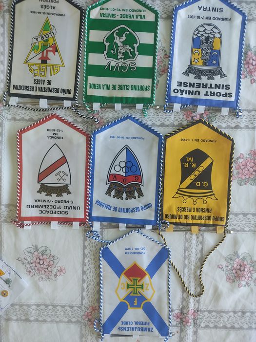 Galhardetes Vialonga Algés Zambujalense 1° Dezembro Vila Verde rio mou