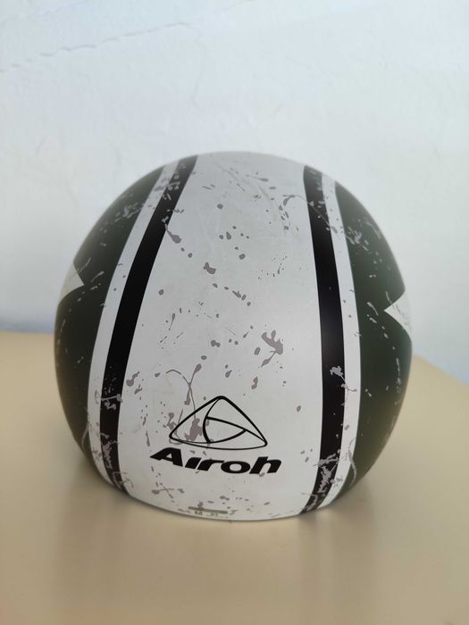 Capacete Airoh Compact Pro Shield Verde Mate