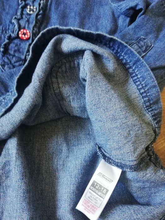 Sukienka jeans  roz 86