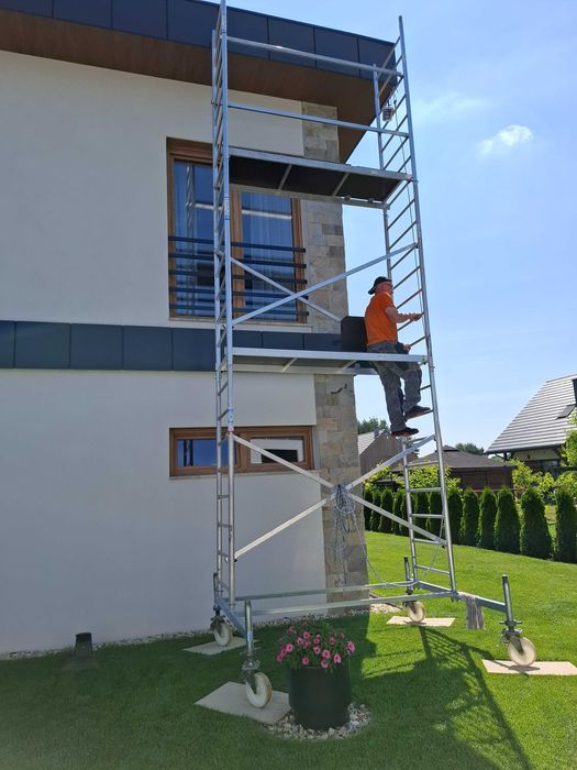 Wynajem rusztowanie aluminiowe jezdne KRAUSE PRO - TEC - najtaniej