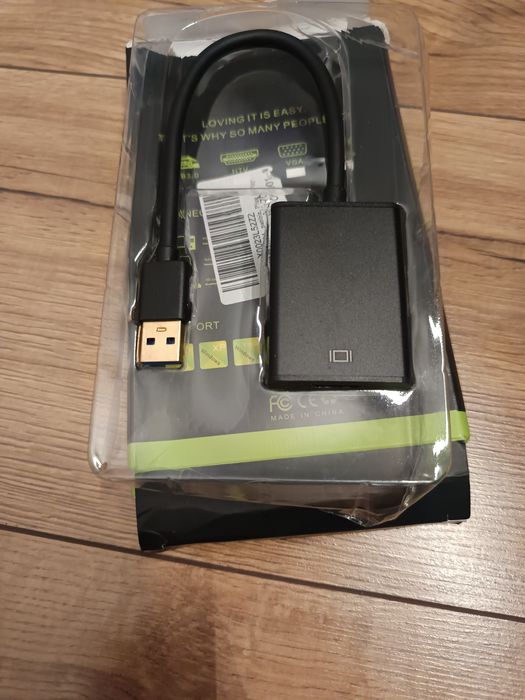 Adapter Konwerter USB do HDMI Pług Play