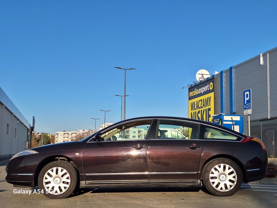 Citroën C6 , 2,2 HDI , Klasyka gatunku czekoladowe nadwozie-bananowe skóry .