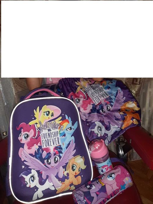 Набор рюкзак ортопедический Kite My Little Pony пенал сумка для сменки