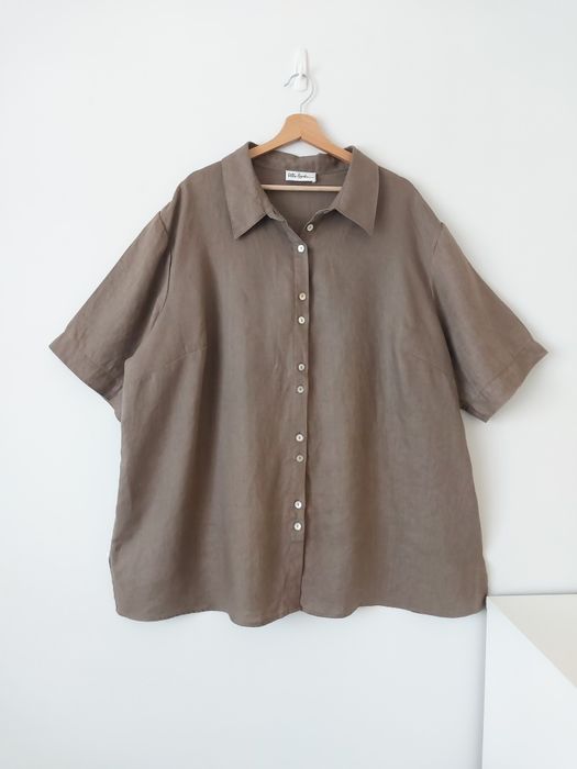 Lniana koszula plus size Ulla Popken 54/56