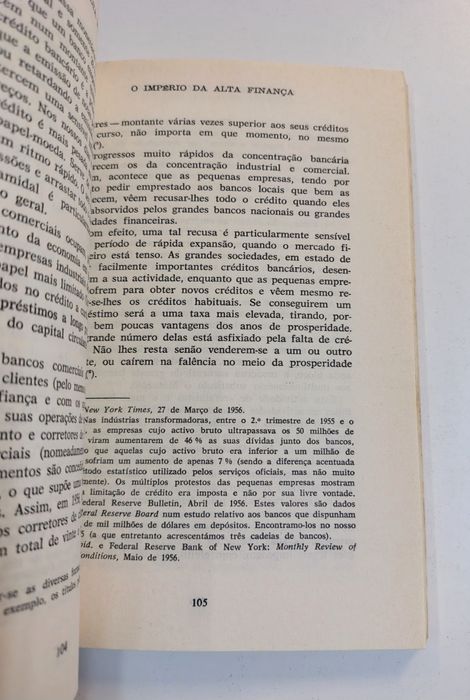 O Império da alta finança, de Victor Perlo - Volume I