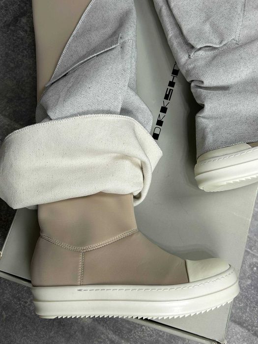 Кеди Rick Owens DRKSHDW Cargo Fetish Sneakers Milk Gray кеды