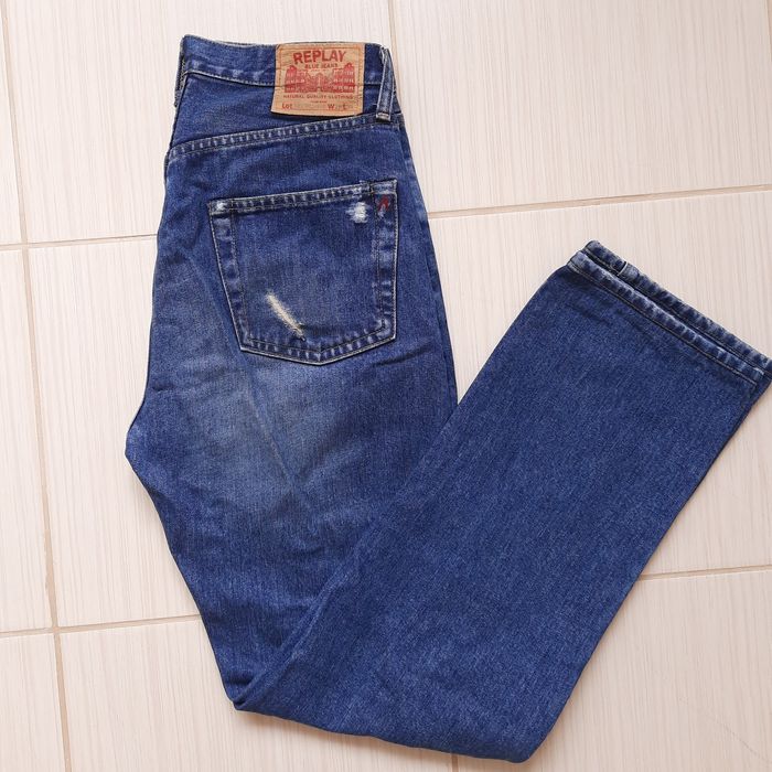 Винтажные джинсы Replay в стиле y2k vintage