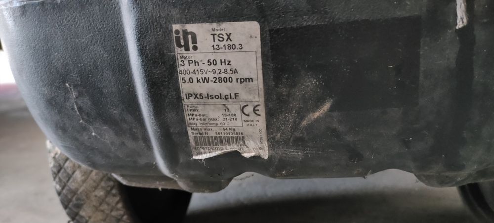 Máquina alta pressão Rubete