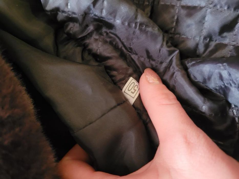 Casaco de pele artificial