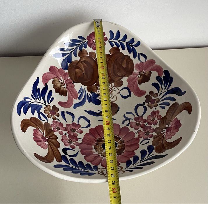 Fajans / Ceramika / Patera / Owocarka / Kosz na owoce / PRL Włocławek