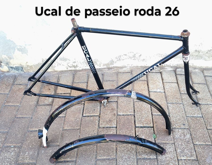 Quadros de bicicleta pasteleira roda 26x1.3/8 Nacional /Raleigh/Ucal