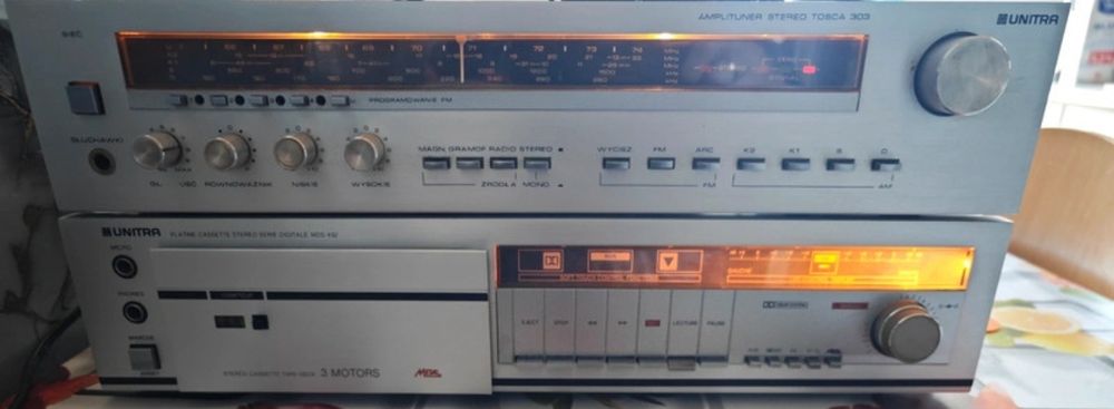 Magnetofon Amplituner Unitra Diora