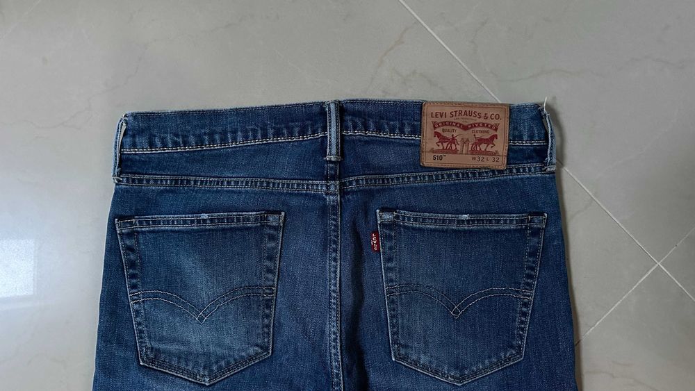 Levis 510 32/30 Spodnie Piękne Slim