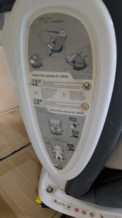 Lottas fotelik samochodowy z ISOFIX 0-36kg