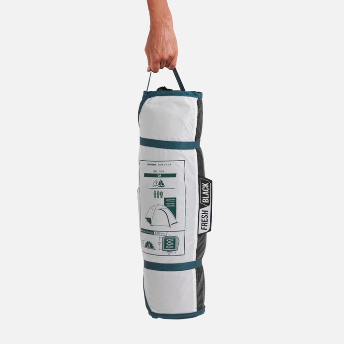 Tenda de campismo - MH100 - 3 pessoas - Fresh & Black