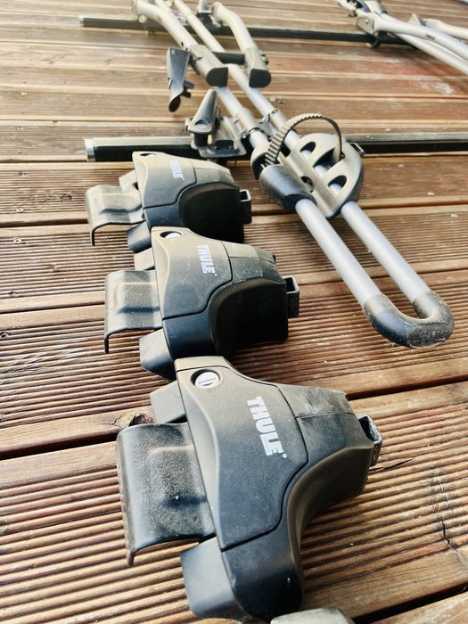 Bagażnik rowerowy Thule na dach BMW e60