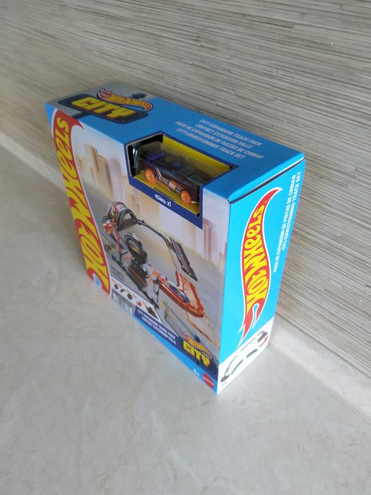 NOWY HW Tory Zestaw Do Rozbudowy Hot Wheels + Autko MATTEL