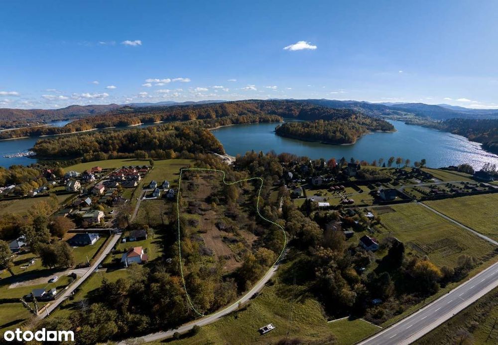 Solina 1,97 ha | MPZP | pod inwestycję (podział/domki) | PUM do 2800m2